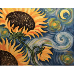 Sunflowers Impressionist Art Work