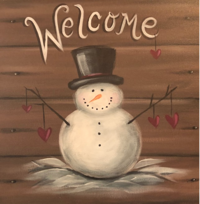 Welcome Ice Man Canvas Painting