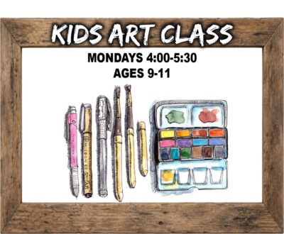 Kids Art Class-Mondays